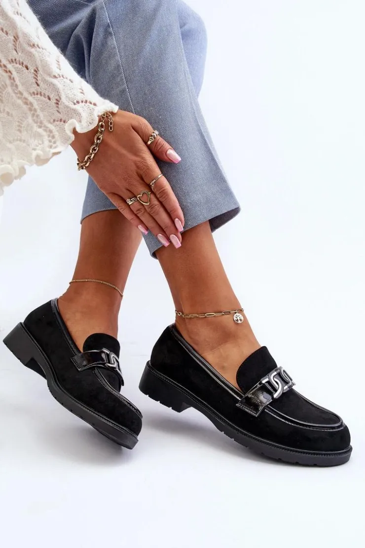 New Damskie buty S.Barski Zamszowe Mokasyny Damskie S.Barski HY350A