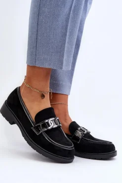 New Damskie buty S.Barski Zamszowe Mokasyny Damskie S.Barski HY350A