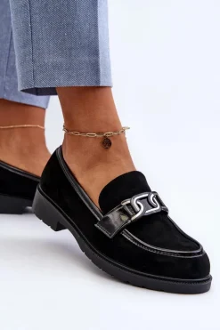 New Damskie buty S.Barski Zamszowe Mokasyny Damskie S.Barski HY350A