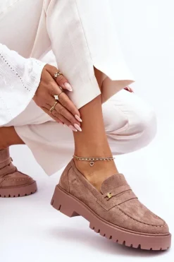 Best Boto Zamszowe Mokasyny Z Ozdobą Brązowe Esperta