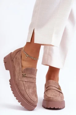 Best Boto Zamszowe Mokasyny Z Ozdobą Brązowe Esperta