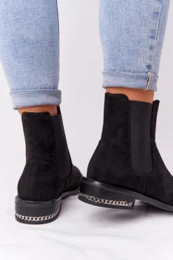 Online Boto Zamszowe Ocieplane Botki Sztyblety Lu Boo Czarne