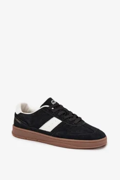 Buty damskie Vinceza Sneakersy Damskie*Zamszowe Sneakersy Damskie Vinceza 14029 Czarne Czarny